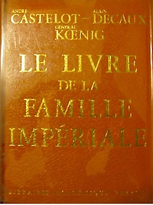 Couverture de Le livre de la famille imperiale