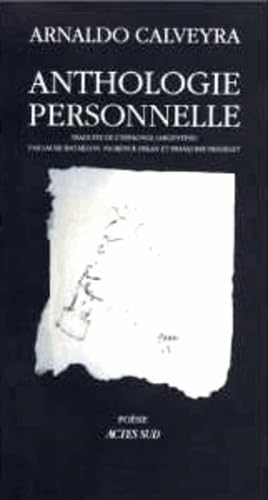 Anthologie personnelle