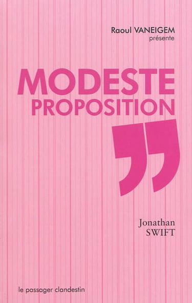 Modeste proposition. Voyage chez les Houyhnhnms : chap. XII