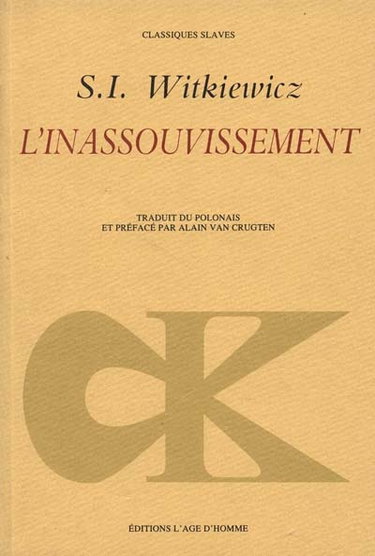 Couverture de L'inassouvissement