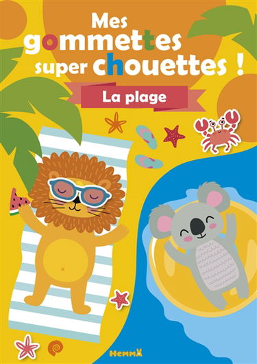 La plage : mes gommettes super chouettes !