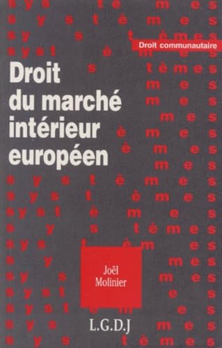 Droit du marché intérieur européen
