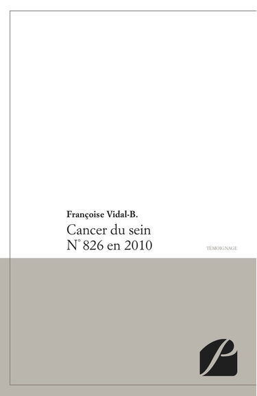 Cancer du sein N° 826 en 2010