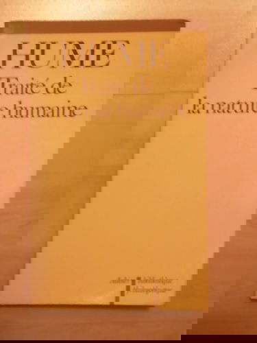 Traite de la nature humaine