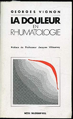 La Douleur en rhumatologie
