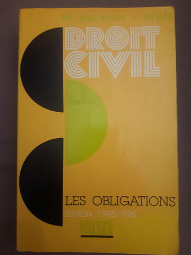 Cours de droit civil, tome 6. Les obligations