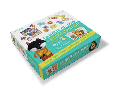 Couverture de La boîte de jeux du Père Castor : pour les petits