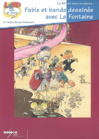 Couverture de Fable et bande dessinée avec La Fontaine