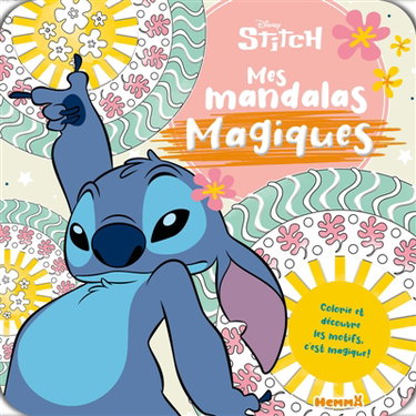 Couverture de Disney Stitch : Mes mandalas magiques : Colorie et découvre les motifs. C'est magique ! par Collectif