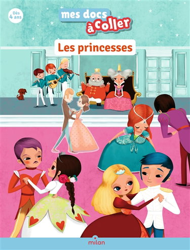 Couverture de Les princesses : autocollants par Lucie Brunellière