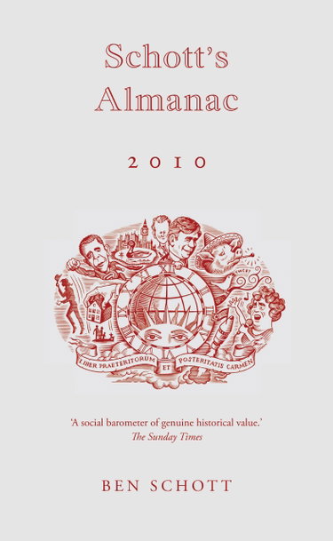 Couverture de Schott's Almanac 2010