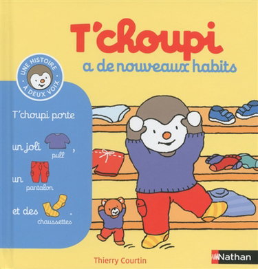 Couverture de T'choupi a de nouveaux habits