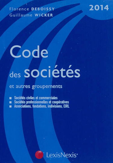 Code des sociétés et autres groupements 2014
