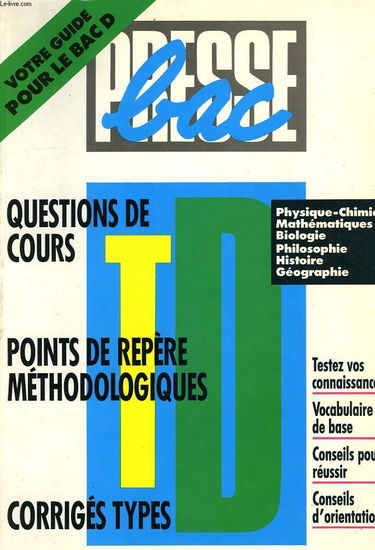 Guide Presse Bac Terminales D