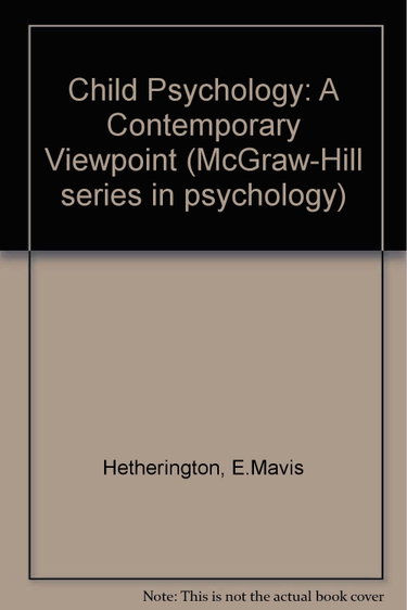 Couverture de Child Psychology