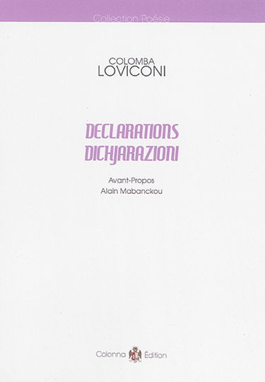 Déclarations. Dichjarazioni