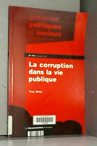 La corruption dans la vie publique
