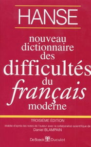 Nouveau Dictionnaire des difficultés du français moderne