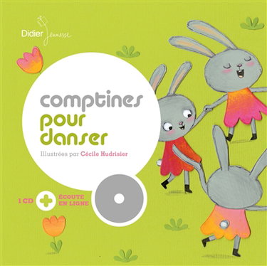 Couverture de Comptines pour danser par Cécile Hudrisier