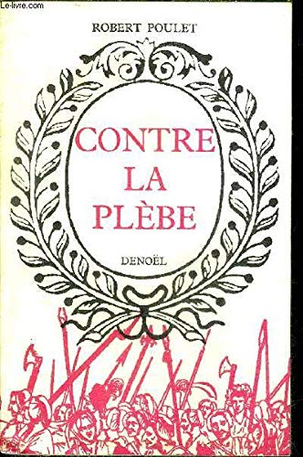 Couverture de Contre la plebe.