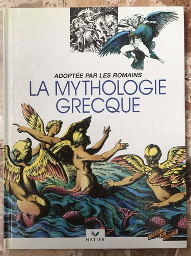 Couverture de Adoptee par les romains - la mythologie grecque par Paule Du Bouchet