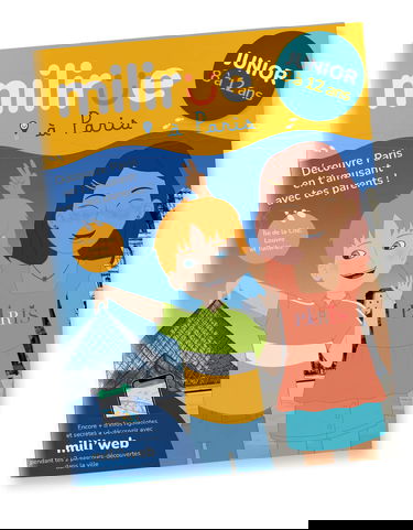 Milirue à Paris : 2 circuits pour découvrir Paris en t'amusant avec tes parents ! Visite de Paris fun, ludique et pédagogique - version Junior (8 à 13 ans) ans)