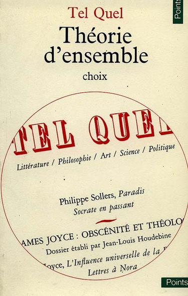 Tel quel. Théorie d'ensemble : choix
