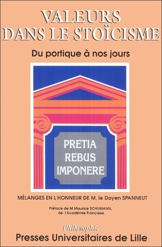 Couverture de Valeurs dans le stoïcisme : du portique à nos jours