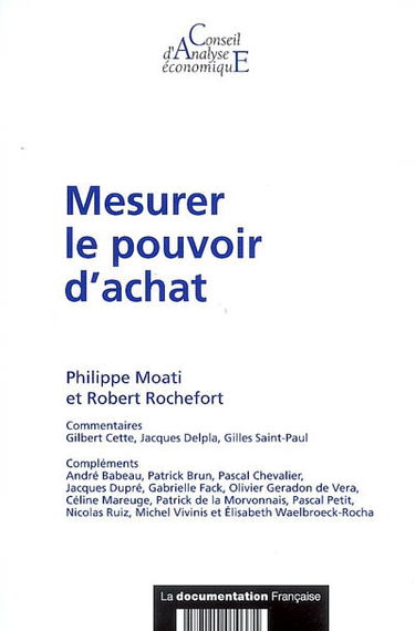 Mesurer le pouvoir d'achat