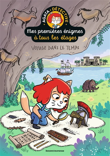 Couverture de Mes premières énigmes à tous les étages : Agata Crispy détective. Vol. 5. Voyage dans le temps