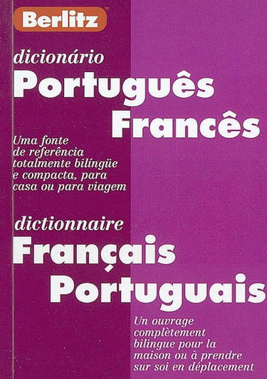 Dicionario português-francês. Dictionnaire français-portugais