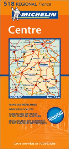 Carte routière : Centre