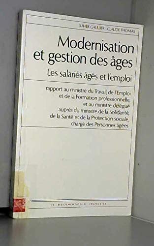 Modernisation et gestion des ages