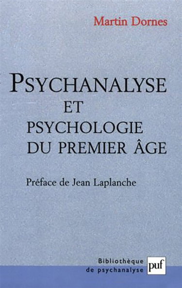 Psychanalyse et psychologie du premier âge