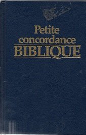 Couverture de Petite concordance biblique