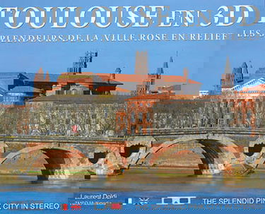Toulouse en 3D : les splendeurs de la ville rose en relief. Toulouse en 3D : the splendid pink city in stereo