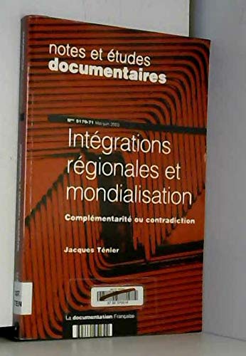 Integrations Regionales et Mondialisation