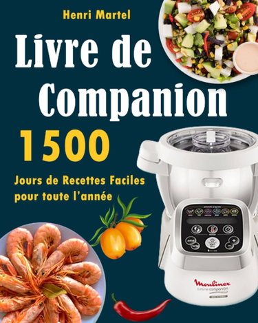 Couverture de Livre de Companion: 1500 Jours de Recettes Faciles pour toute l’année