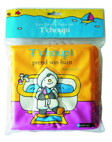 T'choupi prend son bain