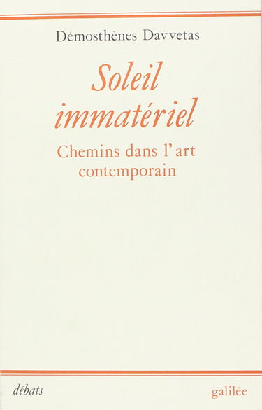 Soleil immatériel : chemins dans l'art contemporain