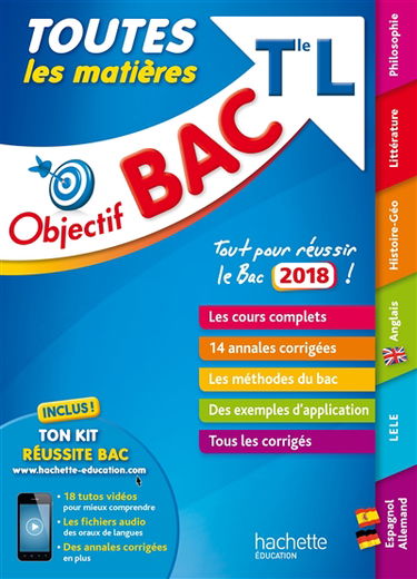 Toutes les matières terminale L : bac 2018