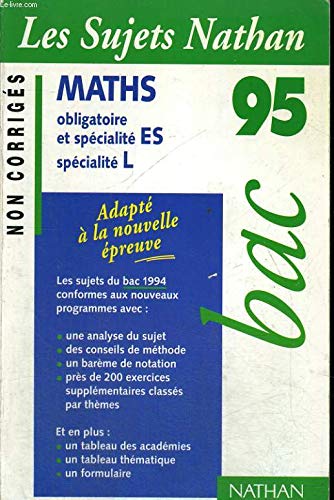 Bac 94-95 Math Es L. N.Corr