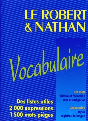 Le Robert & Nathan, vocabulaire