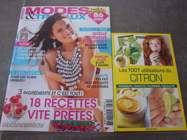 LES 1001 UTILISATIONS DU CITRON (UN PRODUIT MIRACLE !) + LE MAGAZINE MODES & TRAVAUX N°1389 !!