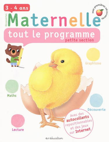 Tout le programme, petite section, 3-4 ans