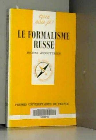 Le Formalisme russe