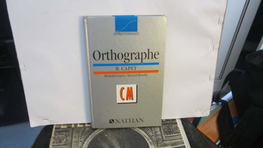 Couverture de Orthographe : CM
