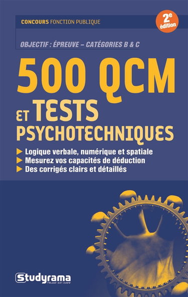 500 QCM et tests psychotechniques
