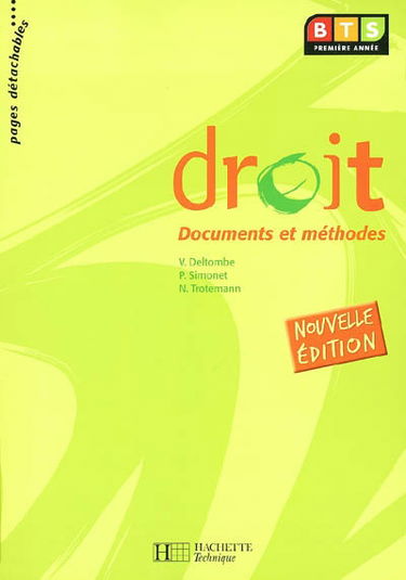 Droit BTS 1re année