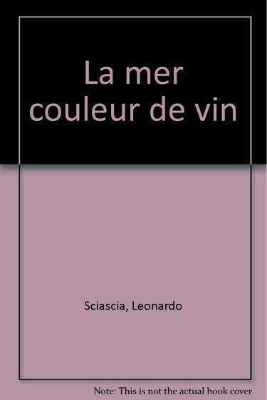 La mer couleur de vin